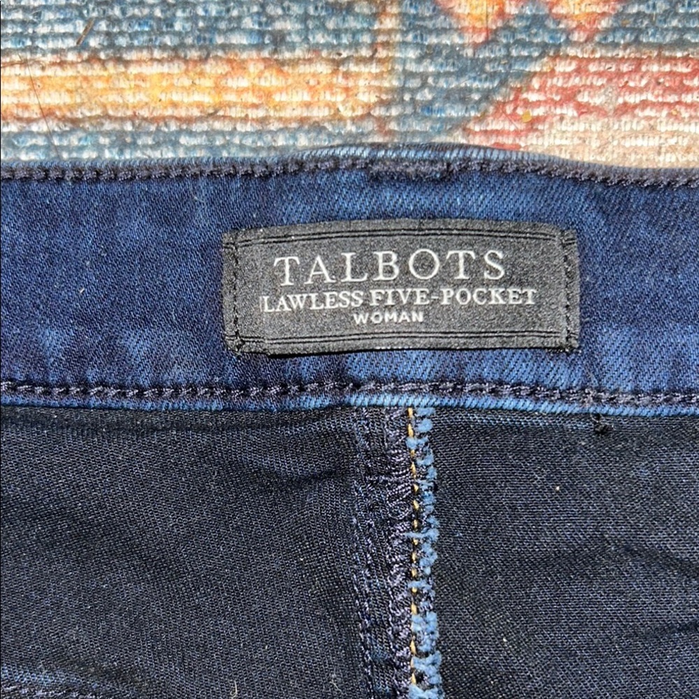 Talbots Blue Skinny Jeans Classic Fit - Picture 2 of 3